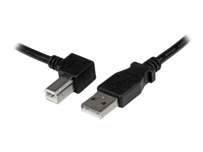 StarTech.com 2m USB 2.0 A auf B Kabel links gewinkelt - St/St - USB Druckerkabel - USB-Kabel - USB Typ B (M)