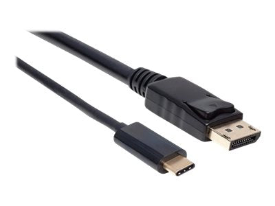 Manhattan USB-C to DisplayPort Cable, 4K@60Hz, 2m, Male to Male, Black, Equivalent to Startech CDP2DP2MBD, Three Year Warranty, Polybag - DisplayPort-Kabel - 24 pin USB-C (M)