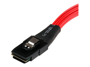 StarTech.com SFF-8087 auf 4x SATA Kabel 50 cm - Internes Mini SAS auf Serial-ATA Reverse Multilane Kabel - SFF 8087 36-Pin / S-ATA 7-Pin - SATA- / SAS-Kabel - Serial ATA 150/300/600 - 4-Lane - SATA (R)