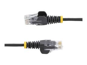 StarTech.com 50cm Slim LSZH CAT6 Ethernet Cable, 10 Gigabit Snagless RJ45 100W PoE Patch Cord, CAT 6 10GbE UTP Network Cable w/Strain Relief, Black, Fluke Tested/ETL/Low Smoke Zero Halogen - Category 6 - 28AWG (N6PAT50CMBKS)