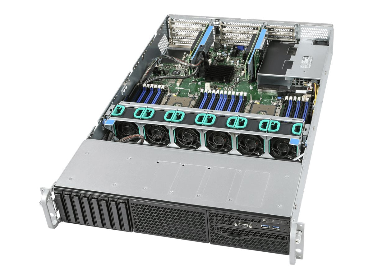 Intel Server System R2208WF0ZSR - Server - Rack-Montage - 2U - zweiweg - keine CPU - RAM 0 GB - SATA - Hot-Swap 6.4 cm (2.5")