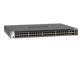 Netgear M4300-52G - Switch - L3 - managed - 2 x 10/100/1000/10000 + 2 x 10 Gigabit SFP+ + 48 x 10/100/1000