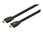 Manhattan HDMI Cable with Ethernet (Flat), 4K@60Hz (Premium High Speed)