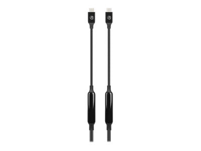 Manhattan USB-C to USB-C Cable, 3m, Active, Male to Male, Black, 10 Gbps (USB 3.2 Gen2 aka USB 3.1)