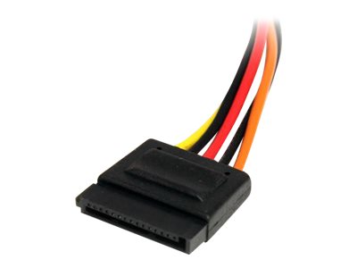 StarTech.com 20cm SATA Strom Verlängerung - Stecker / Buchse - Serial-ATA Strom Verlängerungskabel - Spannungsversorgungs-Verlängerungskabel - SATA-Stromstecker (M)