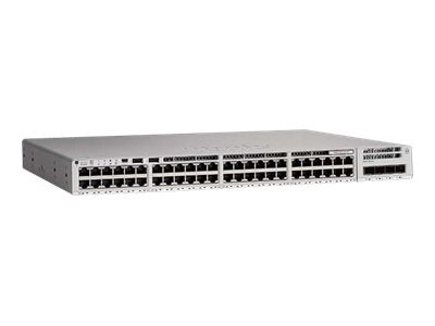 Cisco Catalyst 9200L - Network Advantage - Switch - L3 - 48 x 10/100/1000 + 4 x 10 Gigabit SFP+ (Uplink)