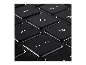 Logitech Folio Touch - Tastatur und Foliohülle - mit Trackpad - hinterleuchtet - Apple Smart connector - QWERTZ - Deutsch - Graphite - für Apple 11-inch iPad Pro (1. Generation, 2. Generation)