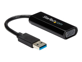 StarTech.com USB auf VGA Adapter - Externe Grafikkarte - USB 3.0 - Slim - 1080p - Multi Monitor Adapter - Videoschnittstellen-Converter - TAA-konform - USB Typ A (M)