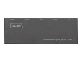 DIGITUS Ultra Slim HDMI® Splitter, 1x4, 4K / 60 Hz