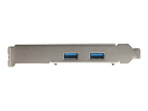 StarTech.com 2-Port USB PCIe Adapter - 10Gbit/s pro Port - USB 3.1/3.2 Gen 2 Typ-A PCI Express 3.0 x2 Host Controller Erweiterungskarte - Add-On Adapterkarte - Full/Low Profile - Windows & Linux (PEXUSB312A3)