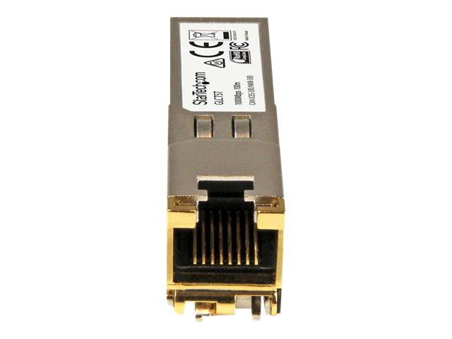 StarTech.com Gigabit RJ45 Kupfer SFP Transceiver Modul - Cisco GLC-T kompatibel - 1000Base-T - Mini-GBIC - SFP (Mini-GBIC)-