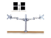 Lindy Dual Adjustable LCD Arms - Montagekomponente (2 Gelenkarme)