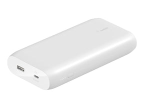 Belkin BoostCharge - Powerbank - 20000 mAh - 30 Watt - Fast Charge, PD - 2 Ausgabeanschlussstellen (USB, 24 pin USB-C)