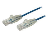 StarTech.com 1,5 m Cat6-Kabel - Schlankes Cat6-Patchkabel - Blau - Snagless RJ45-Anschlusse - Gigabit-Ethernet-Kabel - 28 AWG - Patch-Kabel - RJ-45 (M)