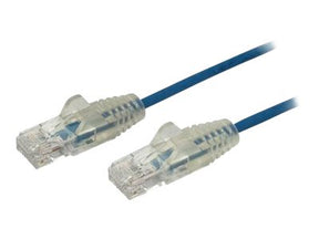 StarTech.com 1,5 m Cat6-Kabel - Schlankes Cat6-Patchkabel - Blau - Snagless RJ45-Anschlusse - Gigabit-Ethernet-Kabel - 28 AWG - Patch-Kabel - RJ-45 (M)