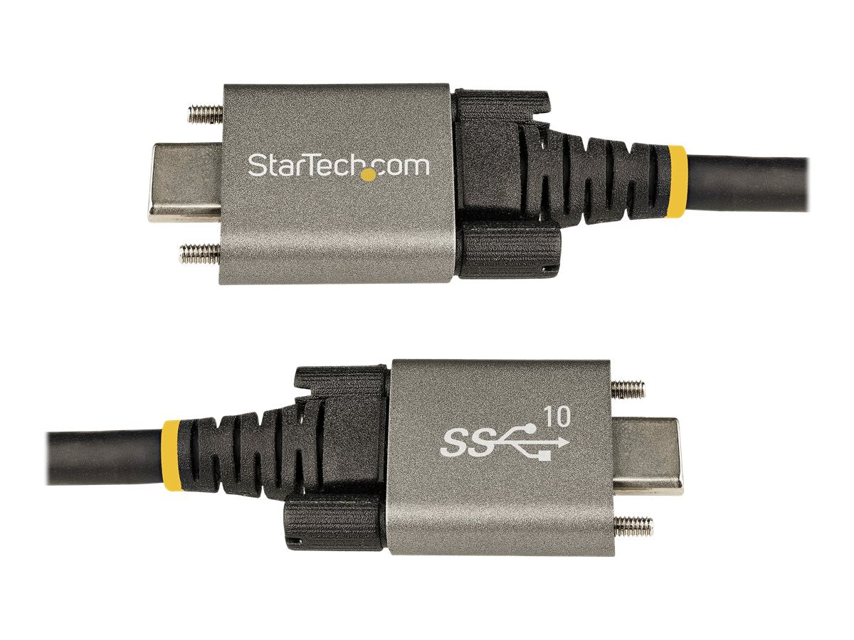 StarTech.com 50cm USB-C Kabel mit Schraubensicherung 10Gbit/s - USB 3.1/3.2 Gen 2 Typ-C Kabel - 100W (5A)