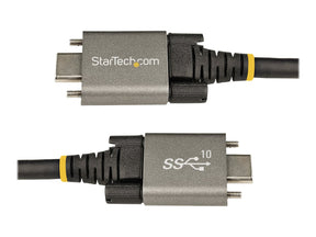 StarTech.com 50cm USB-C Kabel mit Schraubensicherung 10Gbit/s - USB 3.1/3.2 Gen 2 Typ-C Kabel - 100W (5A)