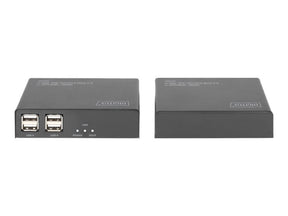 DIGITUS 4K HDMI® HDBaseT 2.0 KVM Extender Set, 100 m