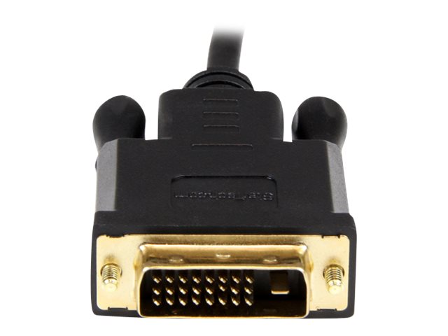 StarTech.com DisplayPort auf DVI Kabel 1,8m - Stecker/Stecker - DP zu DVI Adapter/ Konverter - 1920x1200 / 1080p - Schwarz - Videokabel - DisplayPort (M)