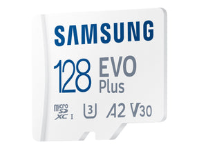 Samsung EVO Plus MB-MC128KA - Flash-Speicherkarte (microSDXC-an-SD-Adapter inbegriffen)