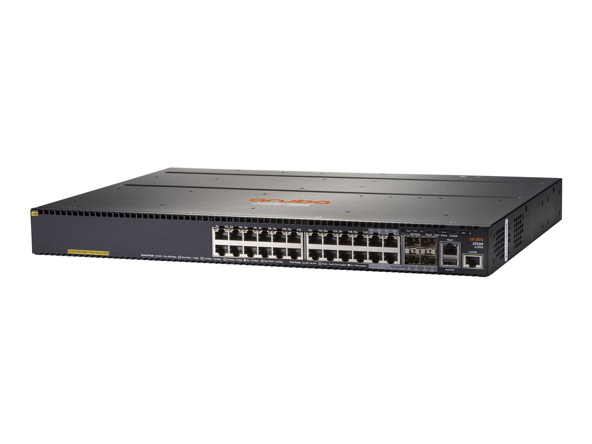 HPE Aruba 2930M 24G POE+ 1-Slot - Switch - L3 - managed - 20 x 10/100/1000 (PoE+)