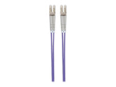 Intellinet Fibre Optic Patch Cable, OM4, LC/LC, 1m, Violet, Duplex, Multimode, 50/125 Âµm, LSZH, Fiber, Lifetime Warranty, Polybag - Patch-Kabel - LC Multi-Mode (M)