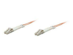 Intellinet Fiber Optic Patch Cable, OM1, LC/LC, 3m, Orange, Duplex, Multimode, 62.5/125 µm, LSZH, Fibre, Lifetime Warranty, Polybag - Patch-Kabel - LC Multi-Mode (M)