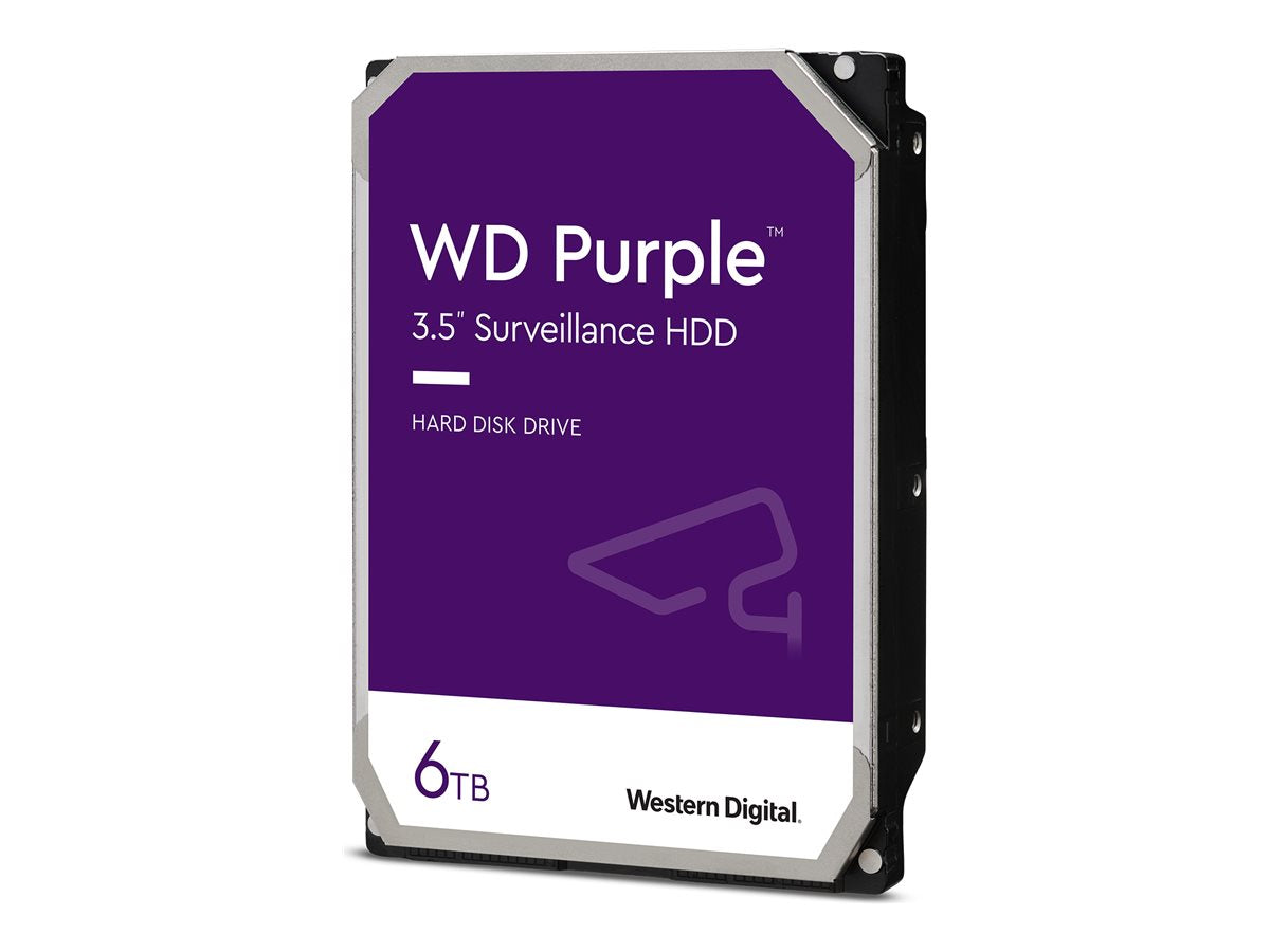 WD Purple WD64PURZ - Festplatte - 6 TB - Überwachung - intern - 3.5" (8.9 cm)