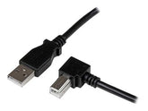 StarTech.com 1m USB 2.0 A auf B Kabel rechts gewinkelt - St/St - USB Druckerkabel - USB-Kabel - USB Typ B (M)