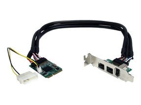 StarTech.com 3 Port 2b 1a 1394 Mini PCI Express FireWire-Kartenadapter