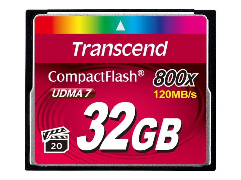 Transcend Flash-Speicherkarte - 32 GB - 800x