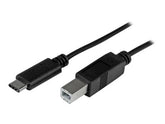 StarTech.com 1m USB 2.0 USB-C auf USB-B Kabel - USB Anschlusskabel - USB-Kabel - USB-C (M)