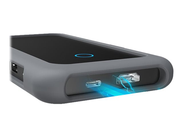 ICY BOX IB-DK2108M-C - Dockingstation - USB-C 3.1 Gen 2