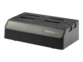 StarTech.com 4-Bay USB 3.1 to SATA Hard Drive Docking Station, 10Gbps USB Hard Drive Dock, External 2.53.5 SATA III (6Gbps)