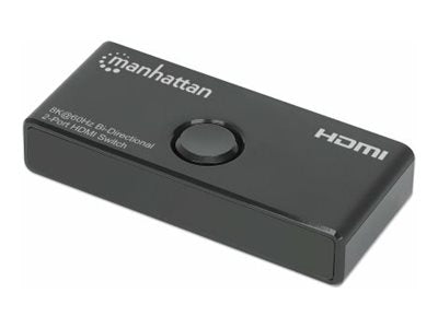 Manhattan Video/Audio-Schalter - 8K bei 60 Hz, 2-Port, HDMI, Bidirektional