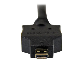 StarTech.com 1m Micro HDMI auf DVI Kabel - micro HDMI Typ-D / DVI-D Adapterkabel - St/St - Videokabel - DVI-D (M)