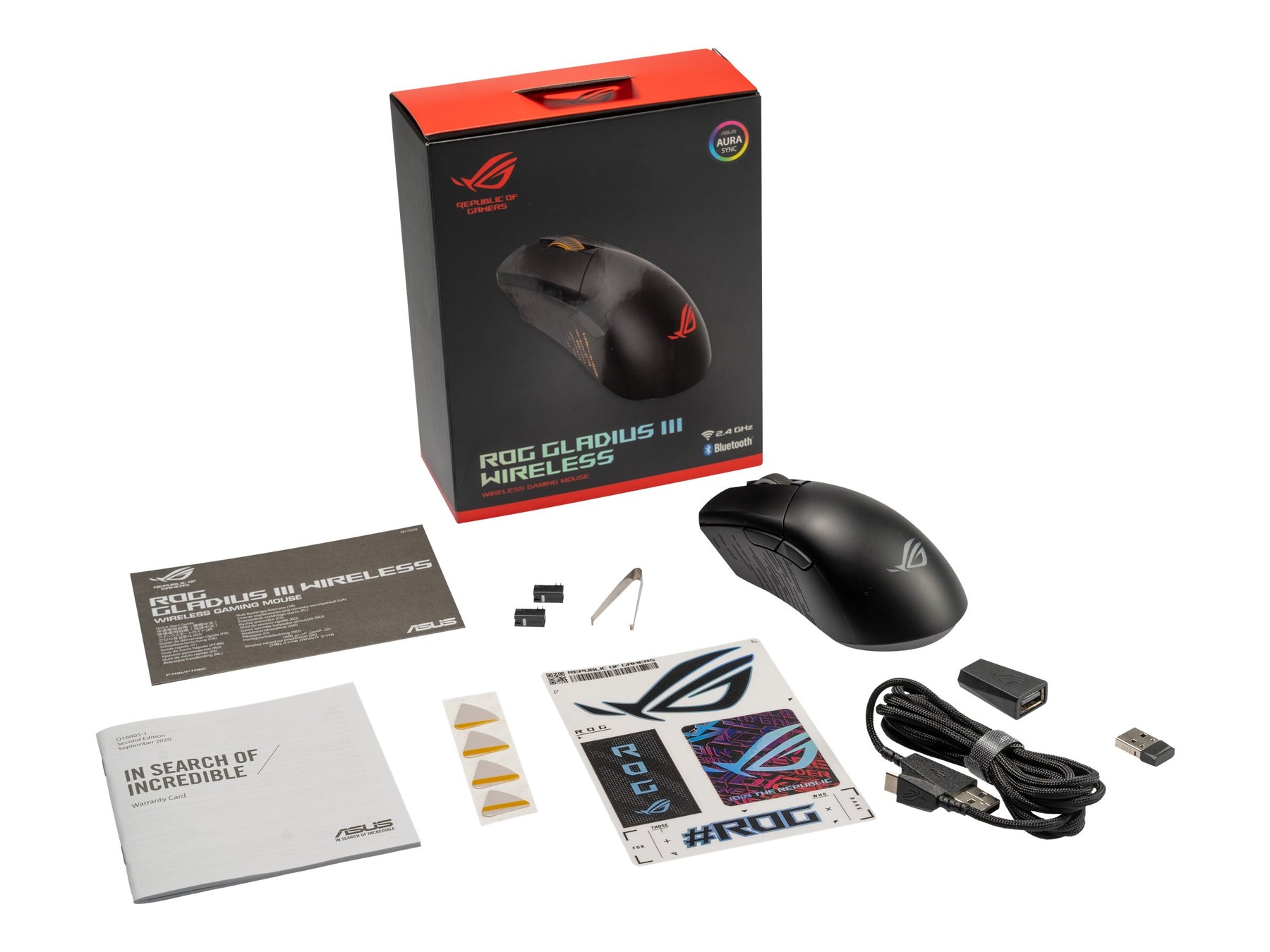 ASUS ROG Gladius III - Maus - Für Rechtshänder