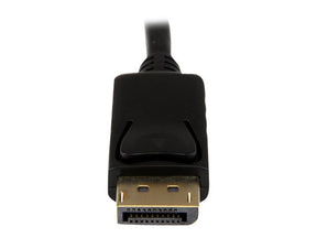 StarTech.com DisplayPort auf DVI Kabel 1,8m - Stecker/Stecker - DP zu DVI Adapter/ Konverter - 1920x1200 / 1080p - Schwarz - Videokabel - DisplayPort (M)