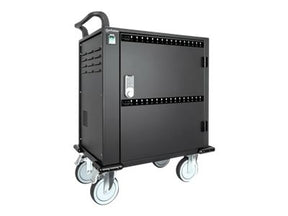 Manhattan Charging Cabinet/Cart via USB-C x32 Devices, Trolley, Power Delivery 18W per port (576W total)