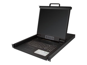 StarTech.com 8 Port Rackmontage KVM Konsole für Server Rack - VGA KVM - 19in - 1HE - KVM-Konsole mit KVM-Switch - 8 Anschlüsse - PS/2, USB - US - 48.3 cm (19")