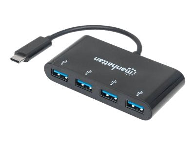 Manhattan USB-C Dock/Hub, Ports (x4): USB-A (x4)