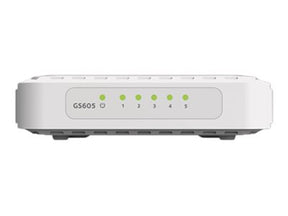 Netgear GS605v4 - Switch - unmanaged - 5 x 10/100/1000