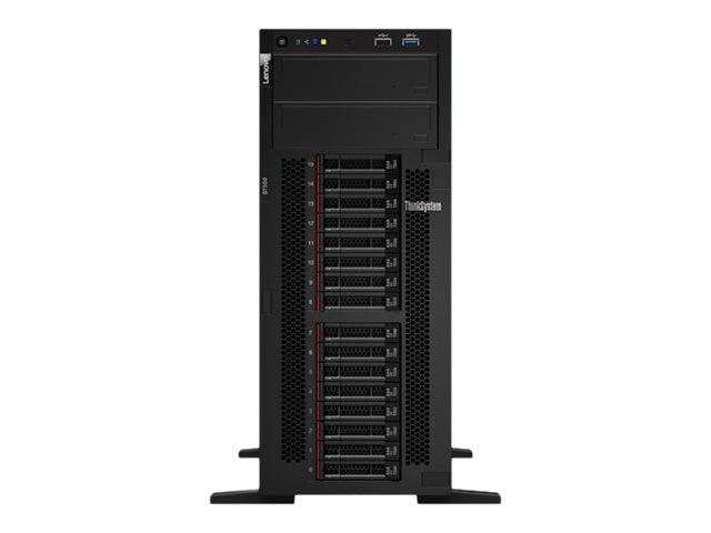 Lenovo ThinkSystem ST550 7X10 - Server - Tower - 4U - zweiweg - 1 x Xeon Silver 4210R / 2.4 GHz - RAM 32 GB - SAS - Hot-Swap 6.4 cm (2.5")