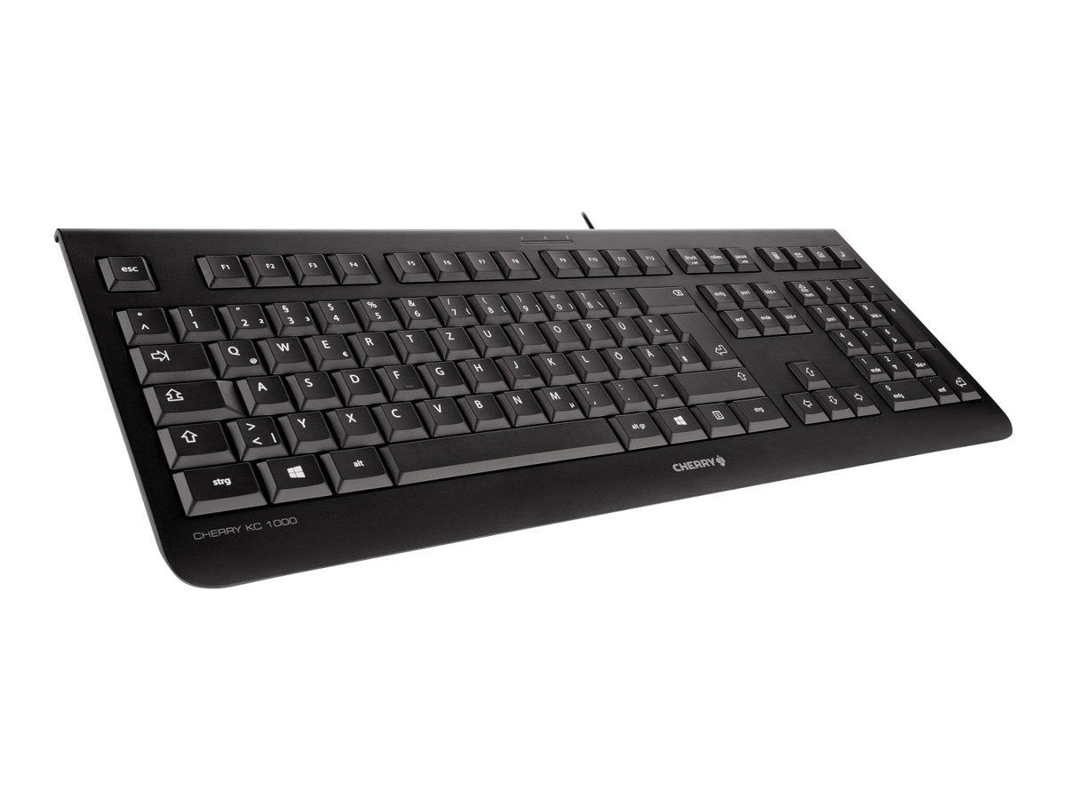 Cherry KC 1000 - Tastatur - Nordisch - Schwarz