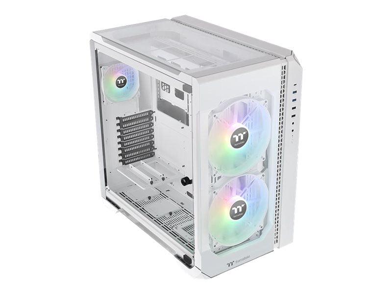 Thermaltake View 51 TG Snow - ARGB Edition - Tower - ATX - Seitenteil mit Fenster (gehärtetes Glas)