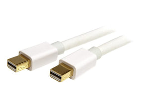 StarTech.com 3m Mini DisplayPort Kabel -mDP Kabel - Stecker/Stecker - Weiß - DisplayPort-Kabel - Mini DisplayPort (M)