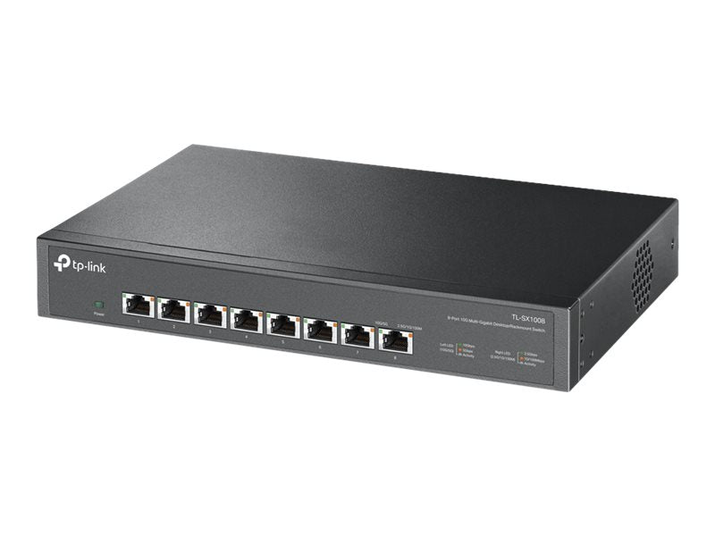 TP-LINK TL-SX1008 V1 - Switch - Desktop, an Rack