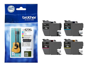 Brother LC421XL - 4er-Pack - XL - Schwarz, Gelb, Cyan, Magenta