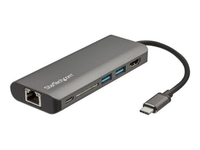 StarTech.com USB C Multiport Adapter mit HDMI - 4K - Mac/ Windows - SD Kartenleser - USB C zu USB 3.0 Hub - 2x USB-A 1x USB-C - 60W PD 3.0 - Aktualisierte Version des DKT30CSDHPD (DKT30CSDHPD3)