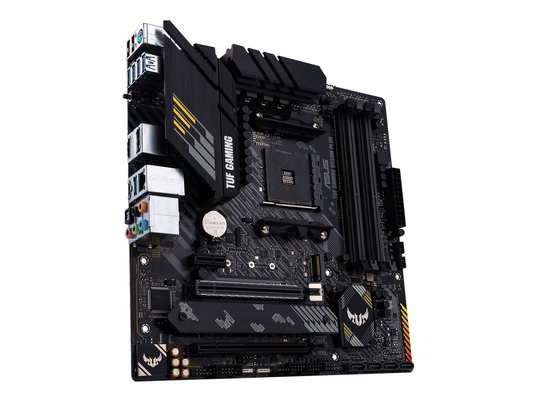 ASUS TUF GAMING B550M-PLUS - Motherboard - micro ATX - Socket AM4 - AMD B550 Chipsatz - USB-C Gen2, USB 3.2 Gen 1, USB 3.2 Gen 2 - 2.5 Gigabit LAN - Onboard-Grafik (CPU erforderlich)